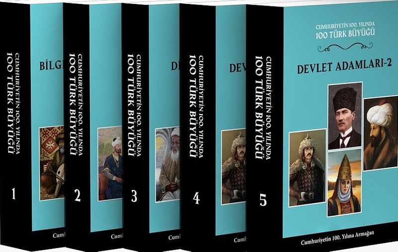 100 Türk Büyüğü (5 Cilt Takım) kitap kapağı