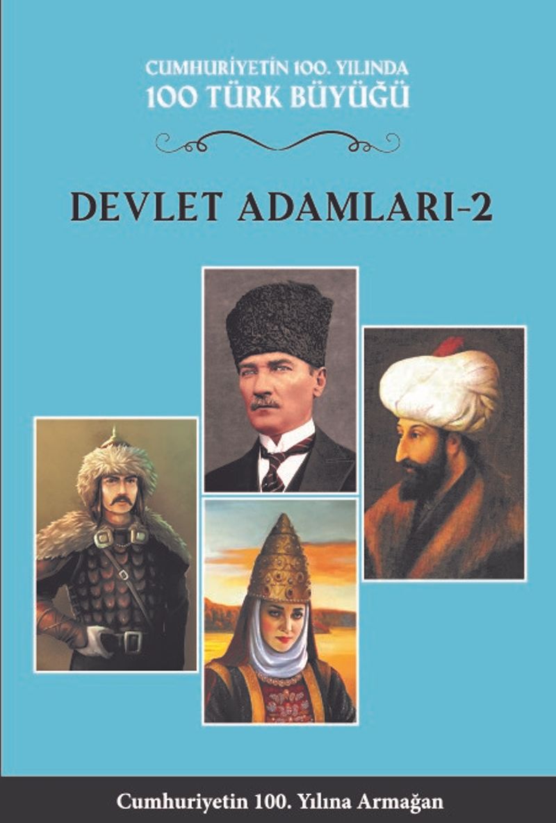 Devlet Adamları 2 (5.Cilt) Cumhuriyetin 100. Yılında 100 Türk Büyüğü kitap kapağı