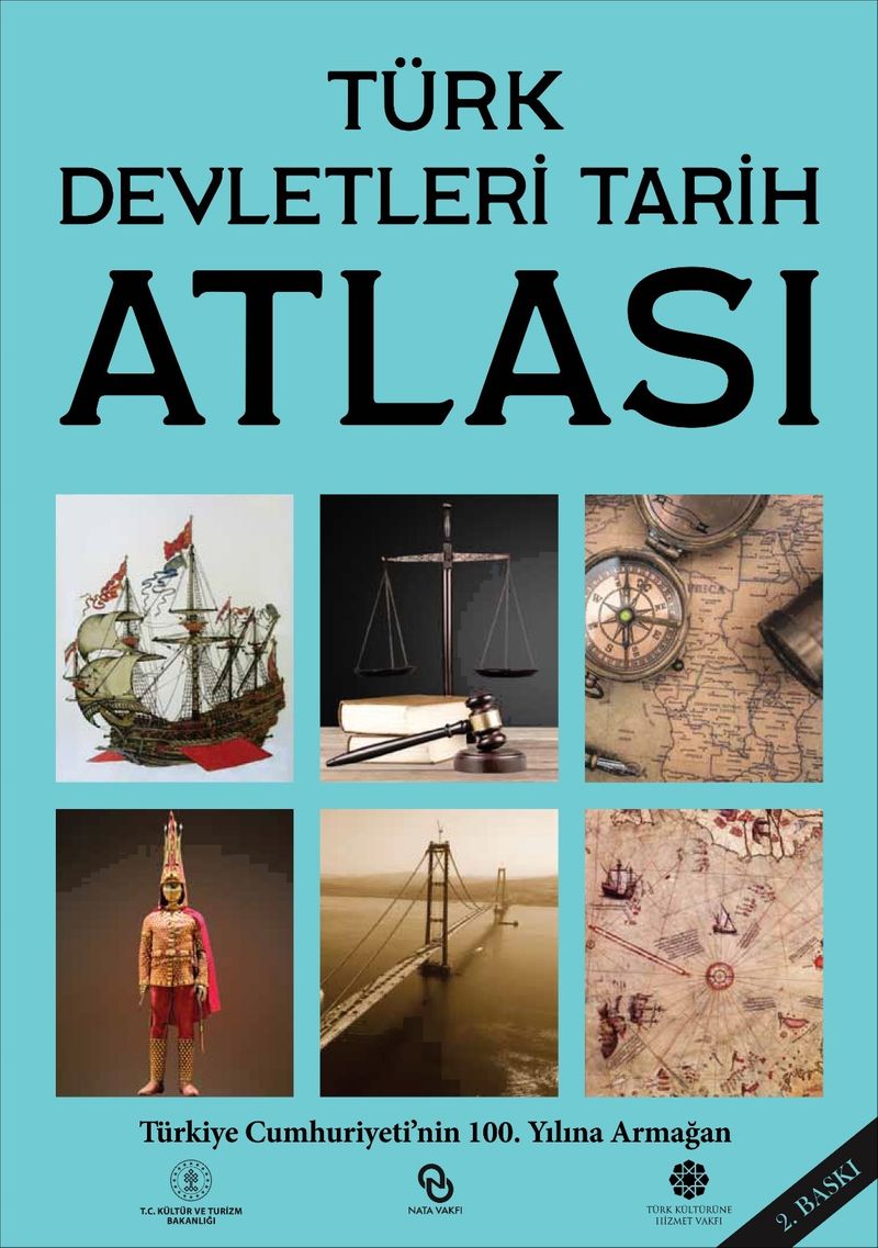 Türk Devletleri Tarih Atlası kitap kapağı