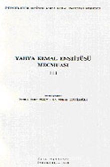 Yahya Kemal Enstitüsü Mecmuası III kitap kapağı