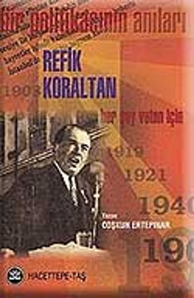 Refik Koraltan - Bir Politikacının Anıları kitap kapağı