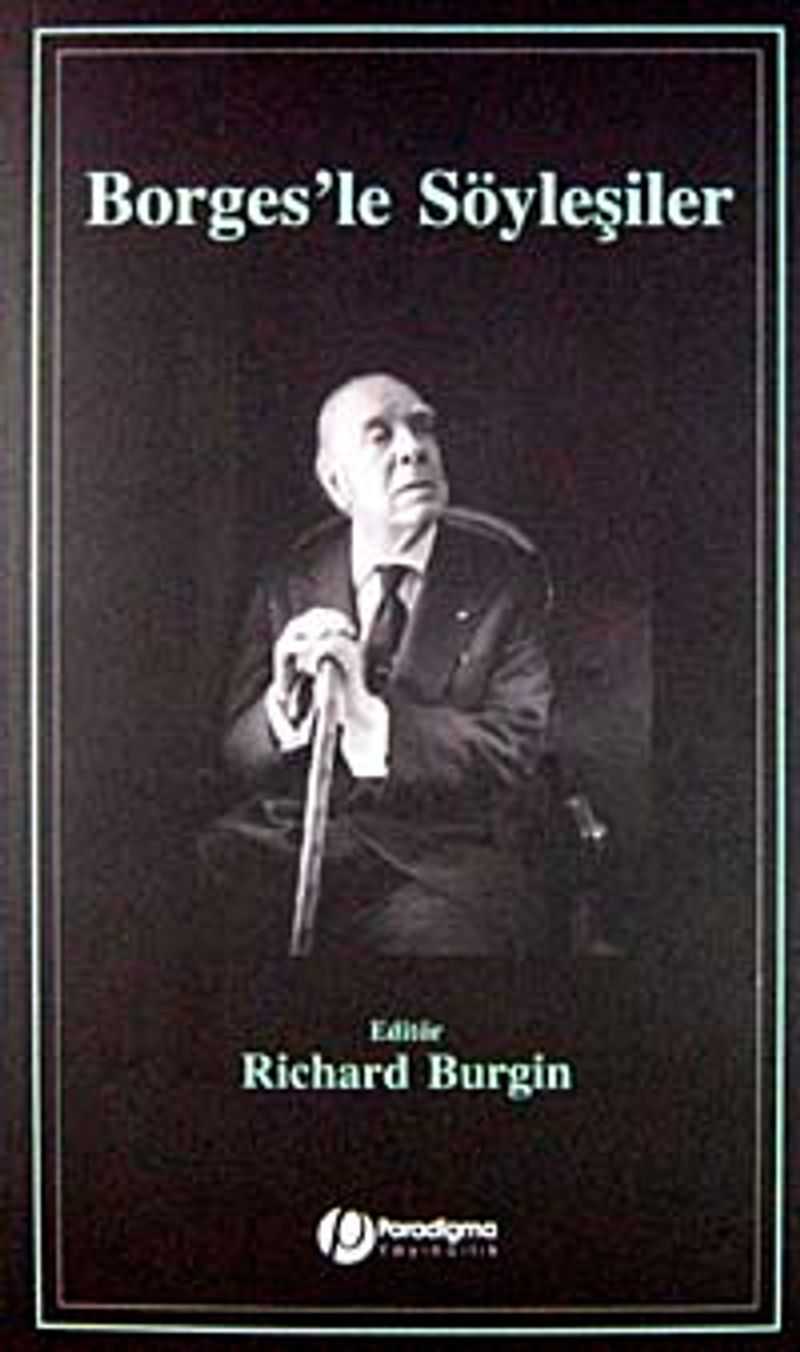 Borges'le Söyleşiler kitap kapağı