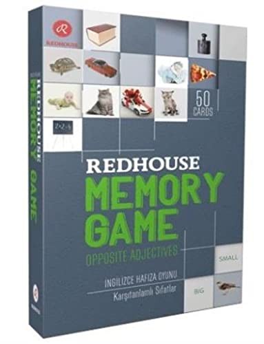 Redhouse Memory Game - Opposite Adjectives Hafıza Oyunu - Karşıtanlamlı Sıfatlar kitap kapağı