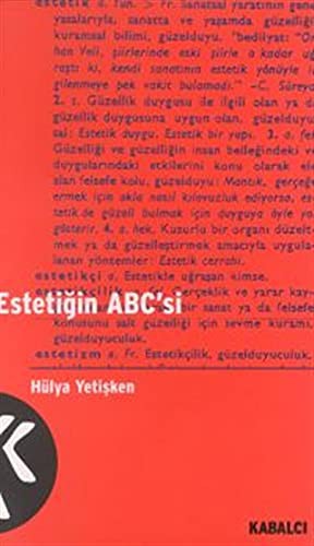 Estetiğin ABC'si kitap kapağı