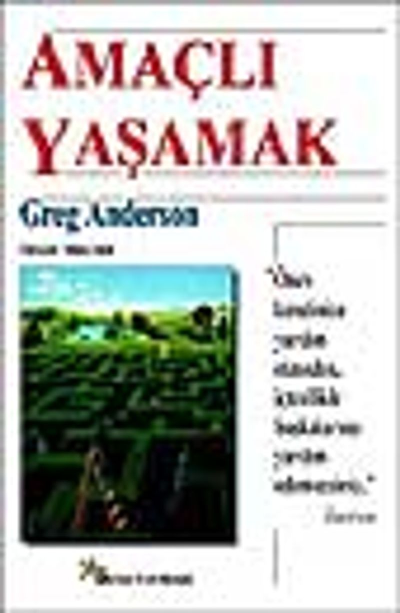 Amaçlı Yaşamak kitap kapağı
