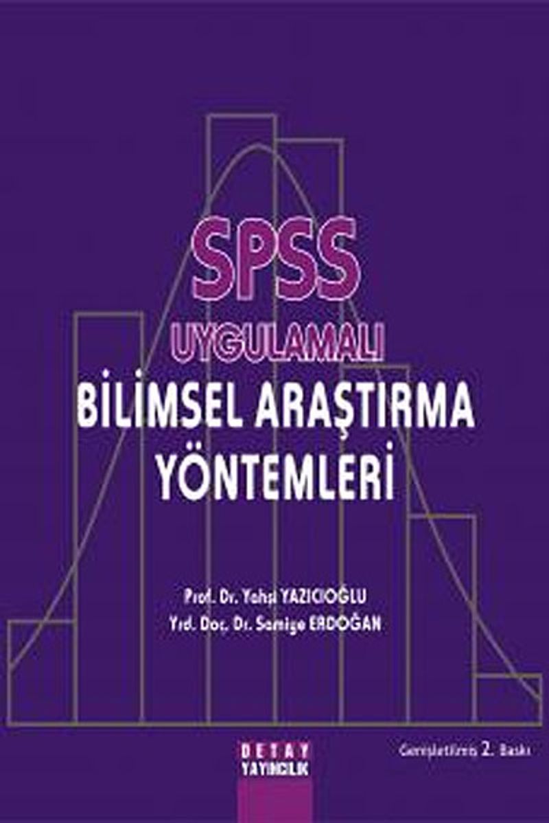 SPSS Uygulamalı Bilimsel Araştırma Yöntemleri kitap kapağı