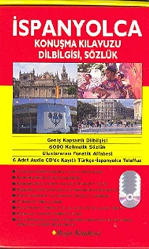 İspanyolca Konuşma Kılavuzu Dilbilgisi Sözlük/6 CD'li kitap kapağı