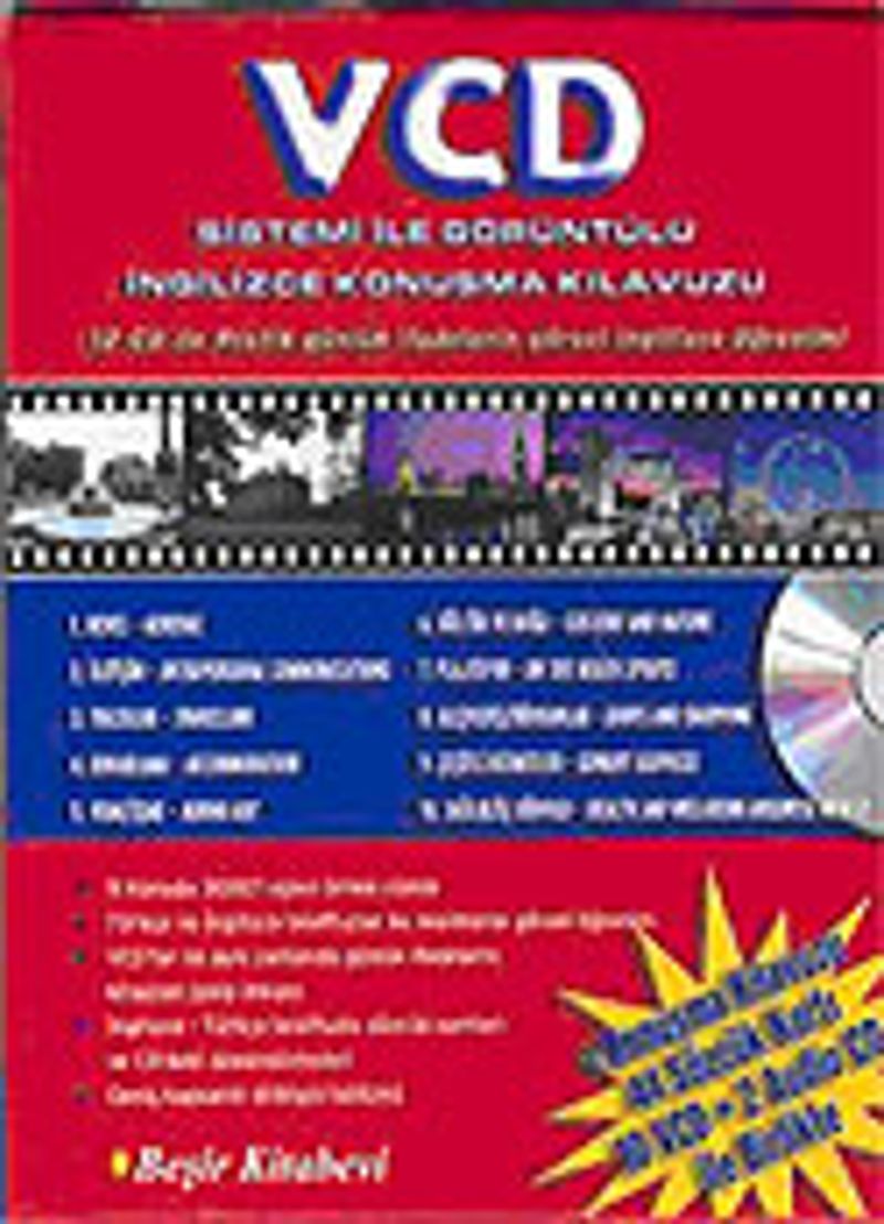 Vcd Sistemi İle Görüntülü İngilizce Konuşma Kılavuzu (Set Kutulu) kitap kapağı