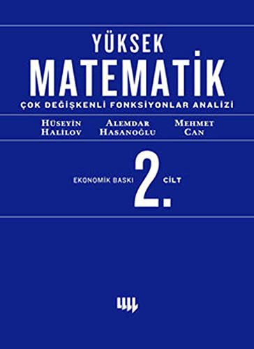Yüksek Matematik 2. Cilt Çok Değişkenli Fonksiyonlar Analizi Ekonomik Baskı kitap kapağı