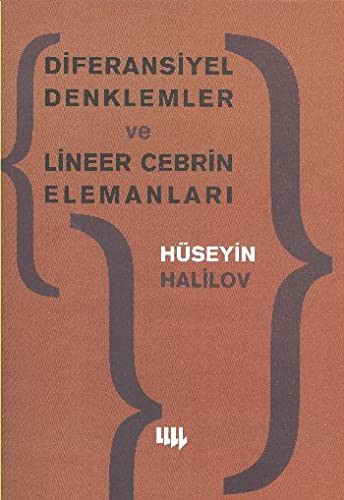 Diferansiyel Denklemler ve Lineer Cebrin Elemanları kitap kapağı