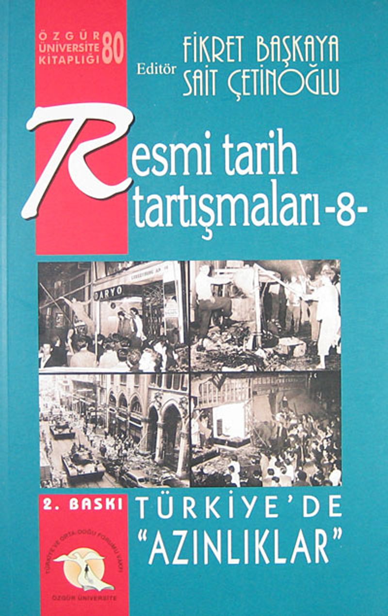 Resmi Tarih Tartışmaları 8 / Türkiye'de Azınlıklar kitap kapağı