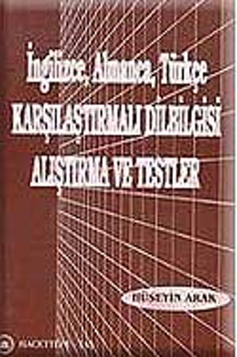 İngilizce-Almanca-Türkçe Karşılaştırmalı Dilbilgisi Alıştırma ve Testler kitap kapağı