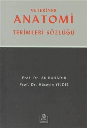 Veteriner Anatomi Terimleri Sözlüğü Küçük Boy kitap kapağı