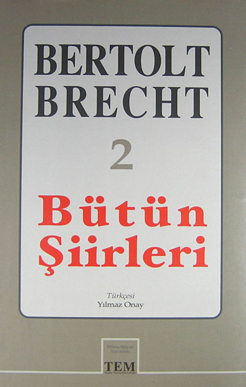 Bütün Şiirleri 2 kitap kapağı