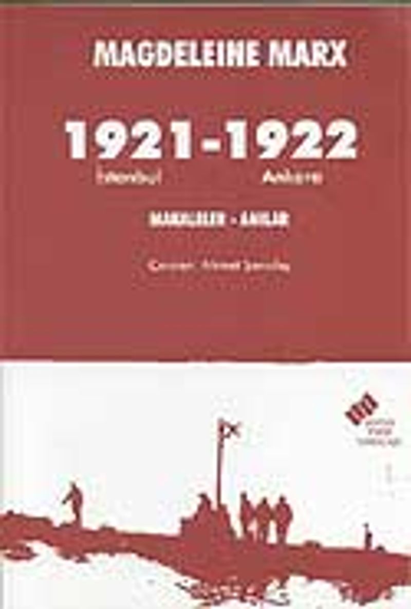 Magdeleine Marx 1921-1922 İstanbul-Ankara Makaleler- Anılar kitap kapağı