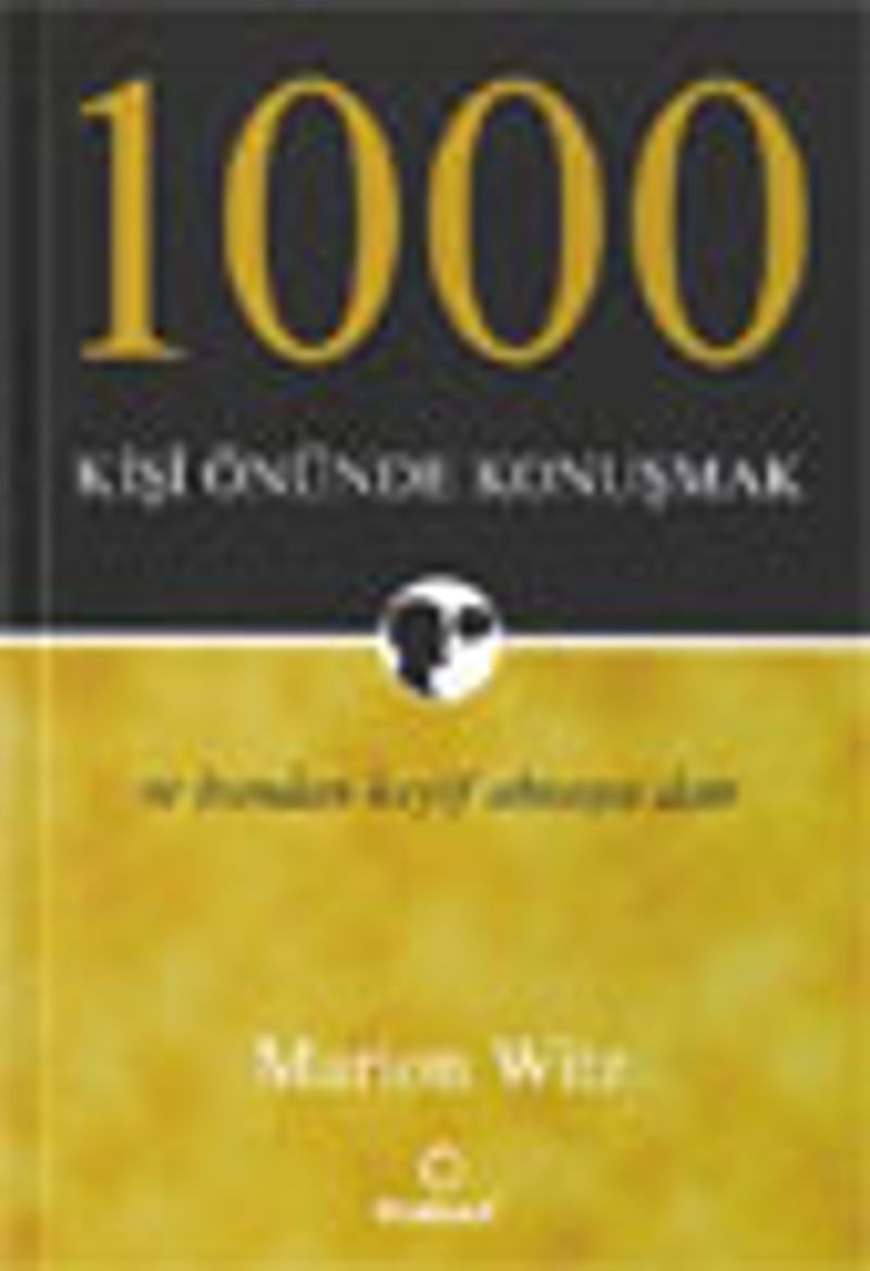 1000 Kişi Önünde Konuşmak kitap kapağı