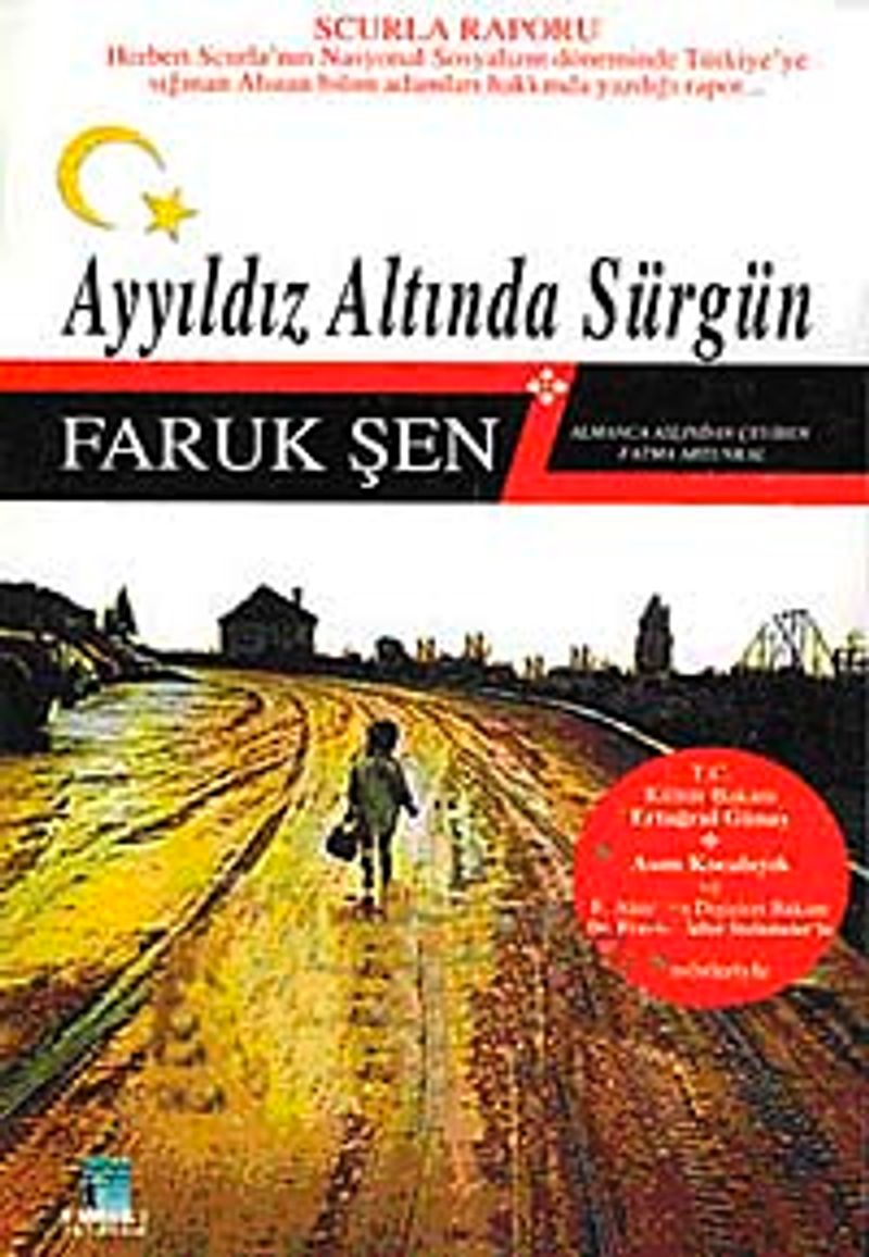 Ayyıldız Altında Sürgün kitap kapağı