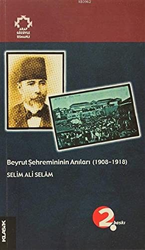 Beyrut Şehremininin Anıları (1908-1918) kitap kapağı