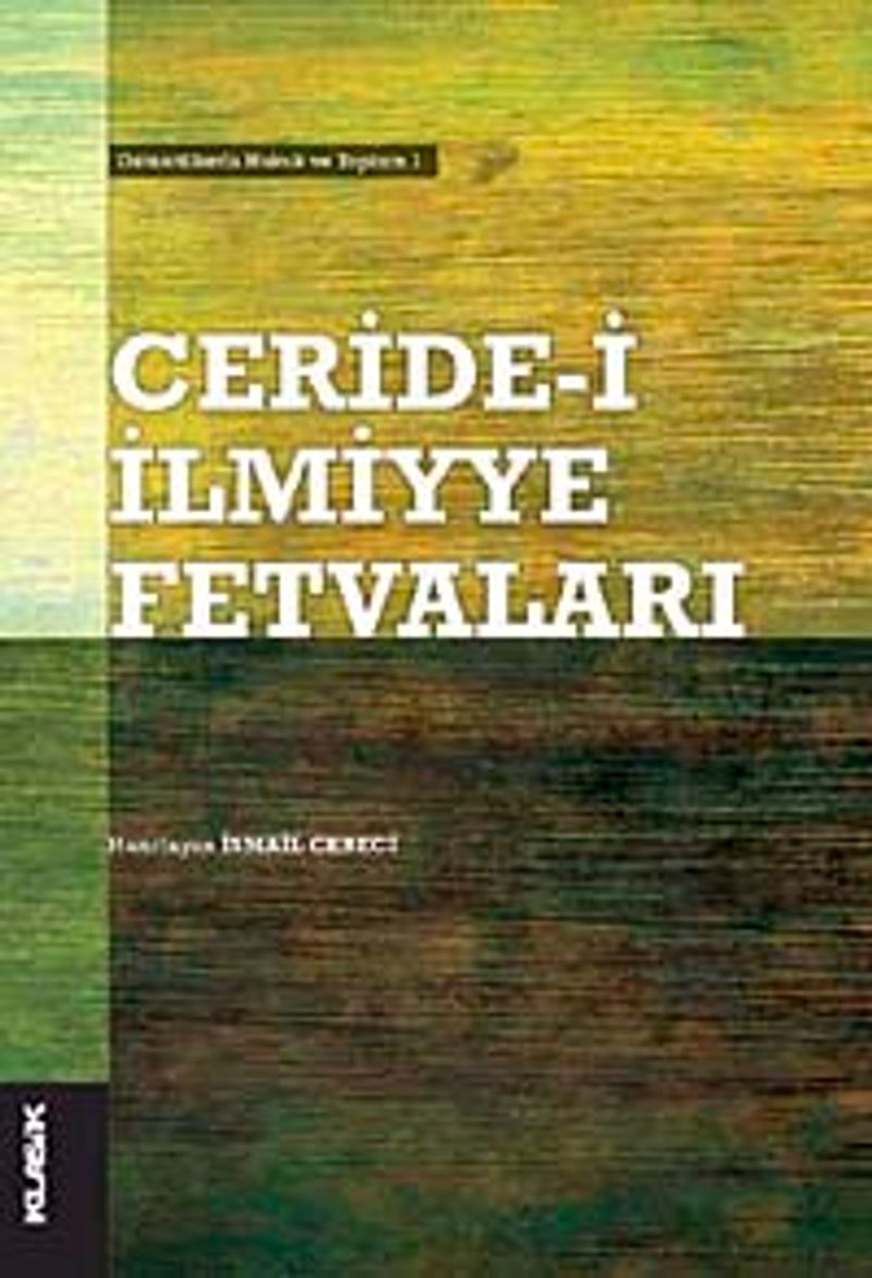 Ceride-i İlmiyye Fetvaları Osmanlılarda Hukuk ve Toplum-1 kitap kapağı