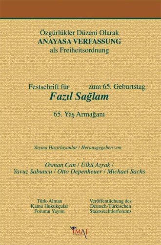 Özgürlükler Düzeni Olarak Anayasa kitap kapağı