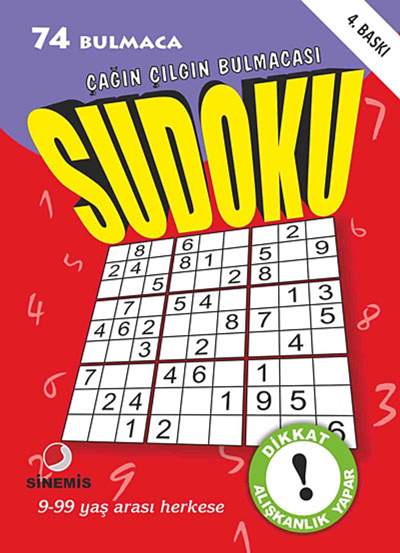 Sudoku/74 Bulmaca kitap kapağı