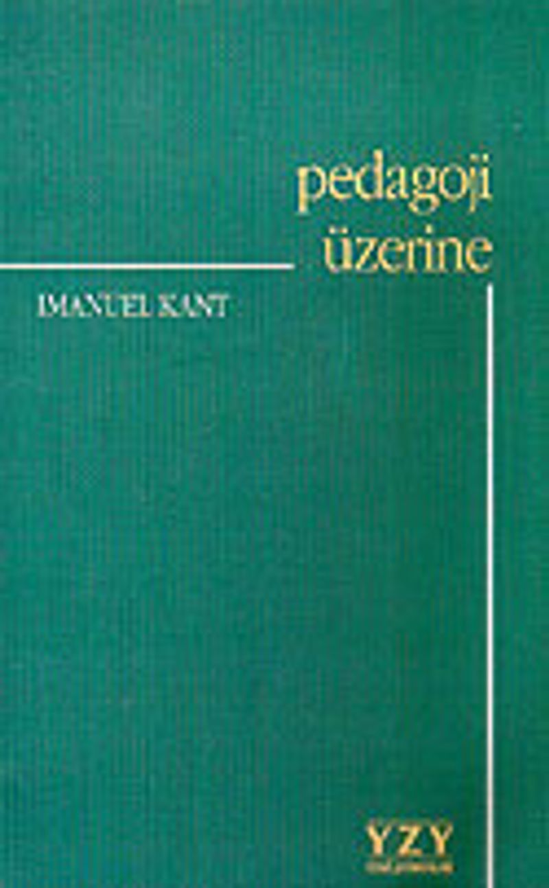 Pedagoji Üzerine kitap kapağı