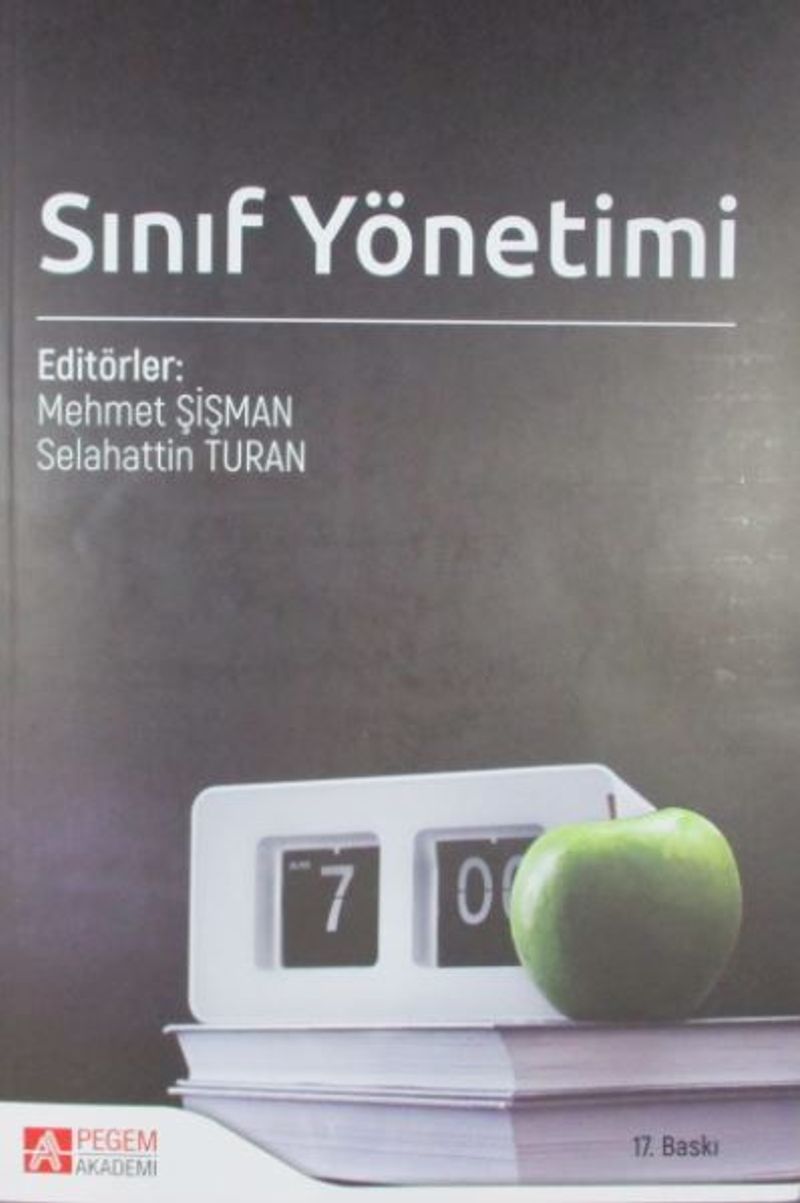 Sınıf Yönetimi / Editor: Mehmet Şişman - Selahattin Turan kitap kapağı