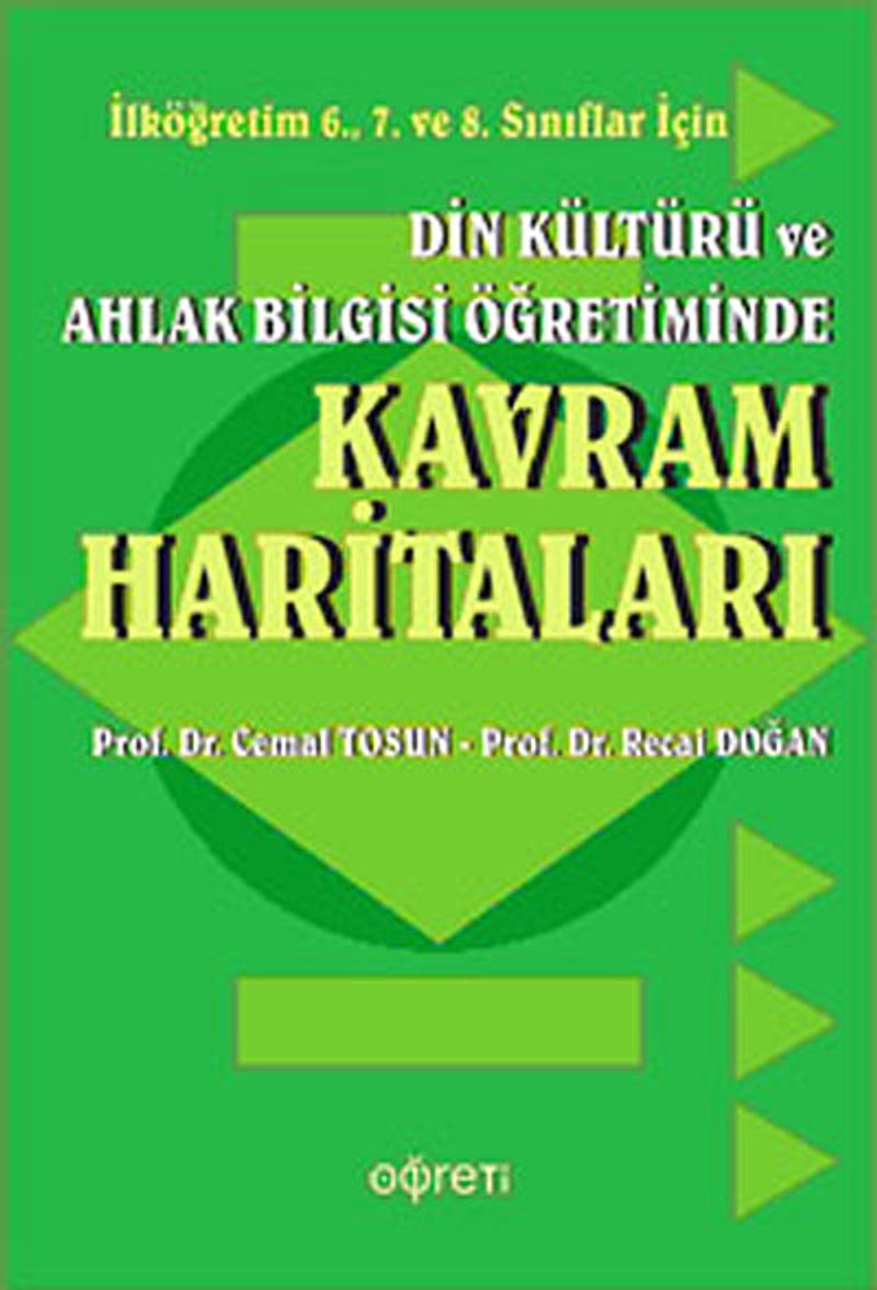 Din Kültürü ve Ahlak Bilgisi Öğretiminde Kavram Haritaları (6.7. ve 8.Sınıflar kitap kapağı