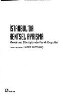 İstanbul’da Kentsel Ayrışma kitap kapağı