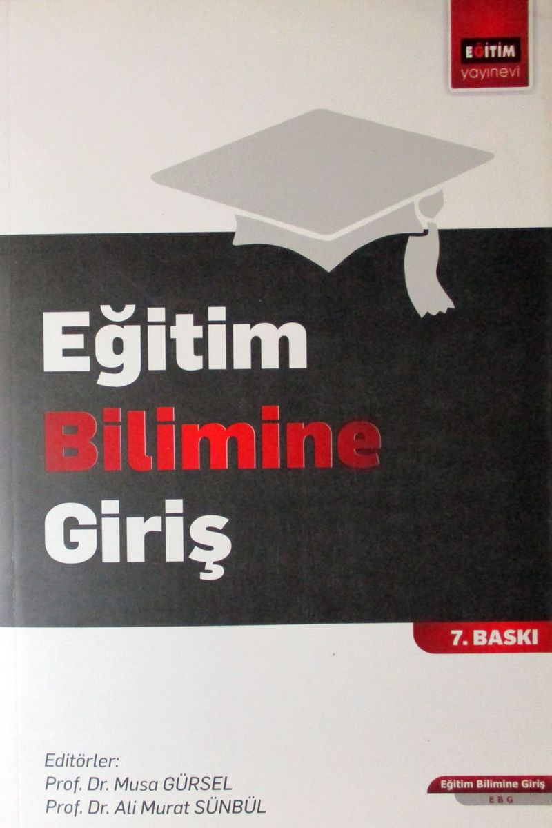 Eğitim Bilimine Giriş kitap kapağı