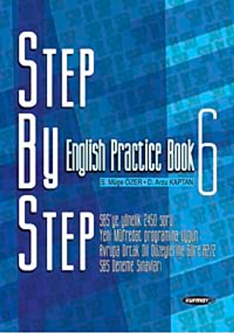 Step By Step-6 English Pratice Book kitap kapağı