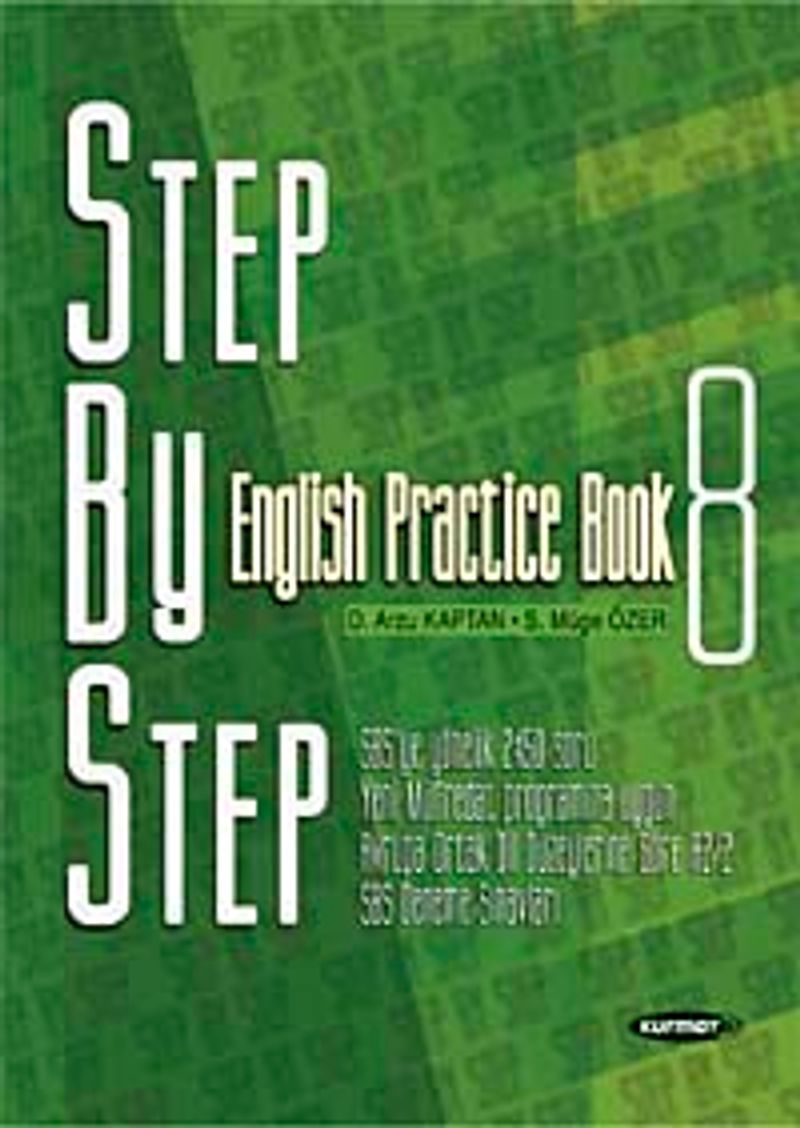 Step By Step-8 English Pratice Book kitap kapağı