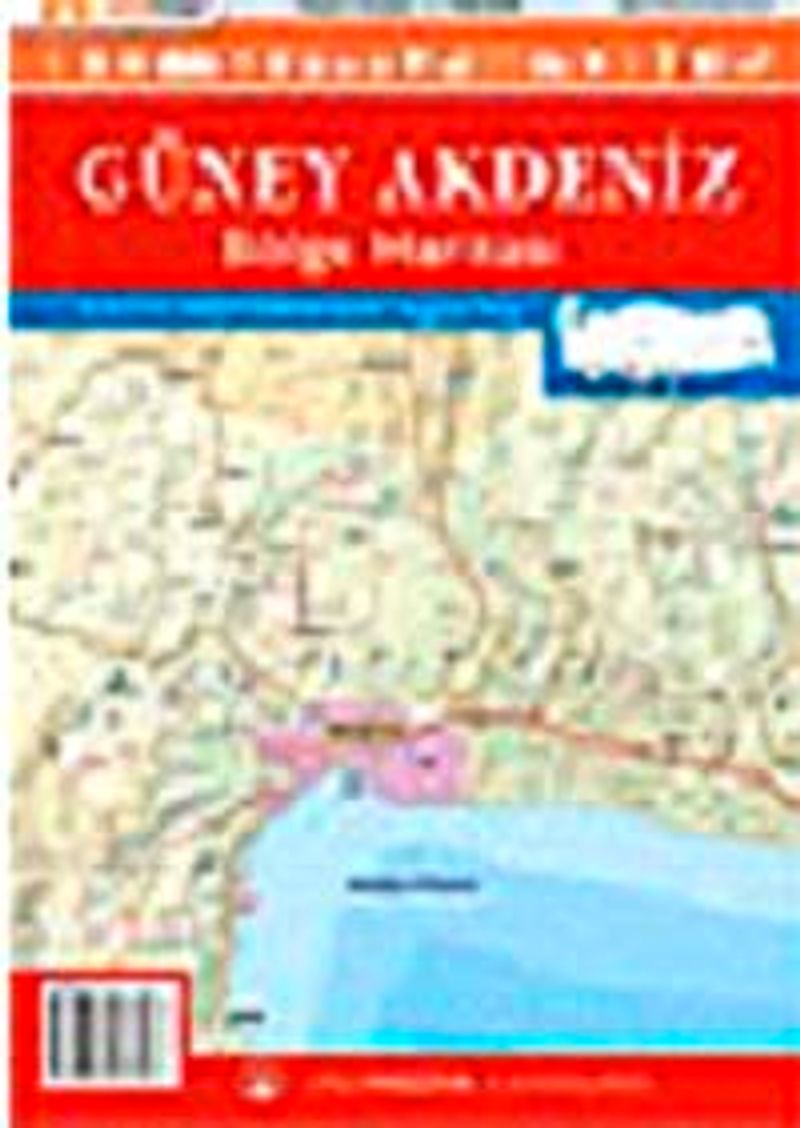 Güney Akdeniz Bölge Haritası (1/400,000 ölçek) kitap kapağı