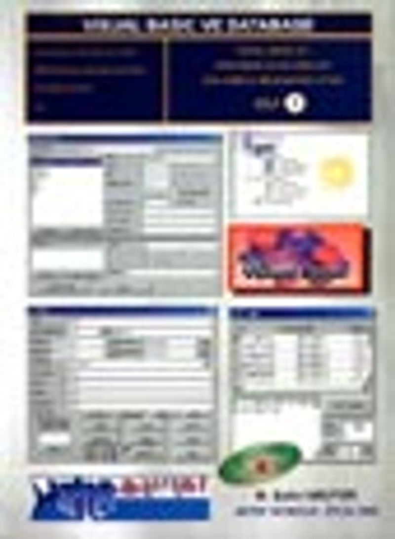 Visual Basic ve Database ( iki cilt tek kitapta) kitap kapağı