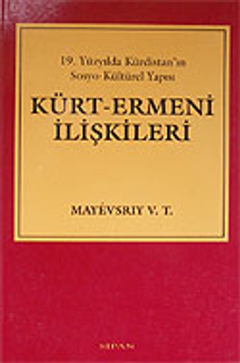 Kürt - Ermeni İlişkileri kitap kapağı