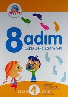 8 Adım Çoklu Zeka Eğitim Seti -4 kitap kapağı