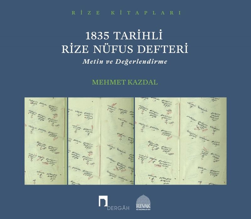 1835 Tarihli Rize Nüfus Defteri Metin ve Değerlendirme kitap kapağı