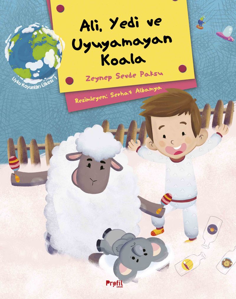 Ali ,Yedi ve Uyuyamayan Koala kitap kapağı