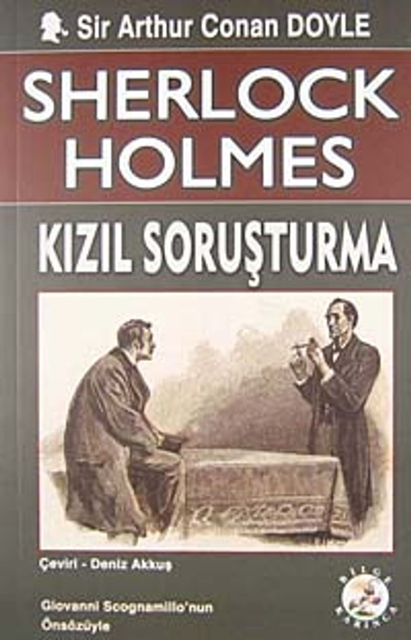 Kızıl Soruşturma Sherlock Holmes kitap kapağı