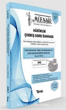 Müessir  Adli-İdari Hakimlik Çıkmış Soru Bankası ve Çözümleri  Ceza Hukuku Özel Hükümler ve Ceza Muhakemesi Hukuku kitap kapağı