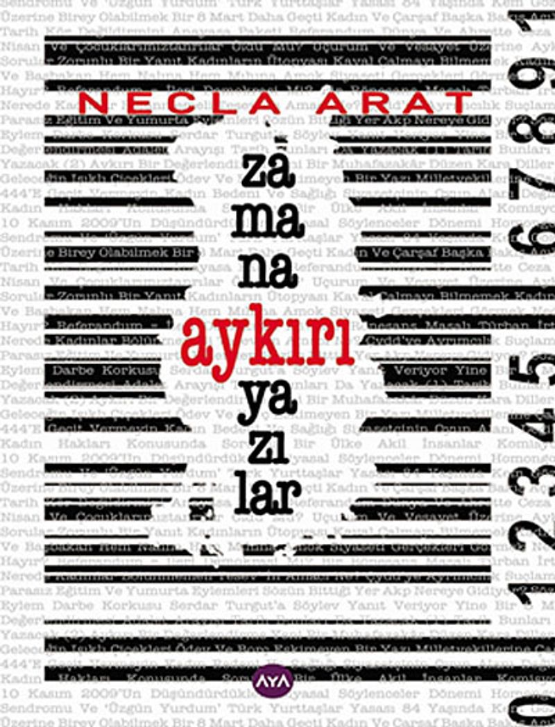 Zamana Aykırı Yazılar kitap kapağı