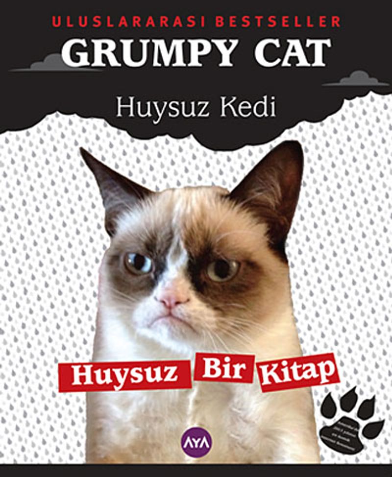 Grumpy Cat Huysuz Kedi Huysuz Bir Kitap kitap kapağı