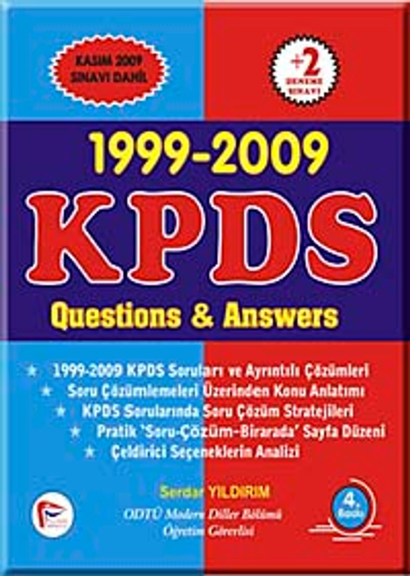 KPDS 1999-2009 / Questions - Answers kitap kapağı