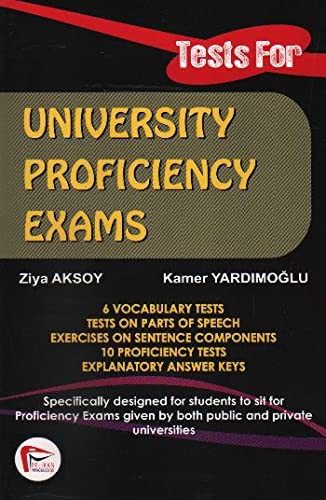 Tests For University Proficiency Exams kitap kapağı