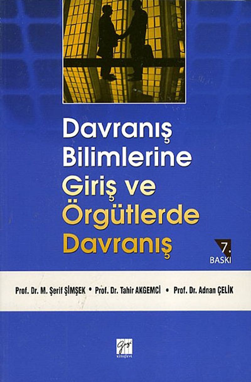 Davranış Bilimlerine Giriş ve Örgütlerde Davranış kitap kapağı