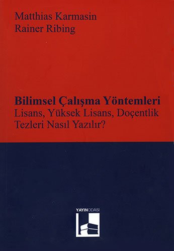 Bilimsel Çalışma Yöntemleri kitap kapağı