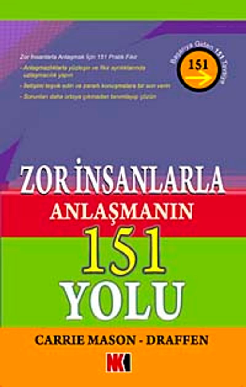 Zor İnsanlarla Anlaşmanın 151 Yolu kitap kapağı
