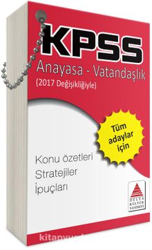 KPSS Anayasa-Vatandaşlık Strateji Kartları kitap kapağı
