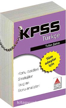 KPSS Türkçe Strateji Kartları kitap kapağı