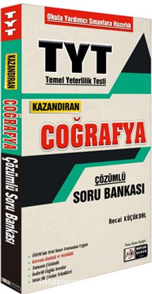 TYT Kazandıran Coğrafya Çözümlü Soru Bankası kitap kapağı